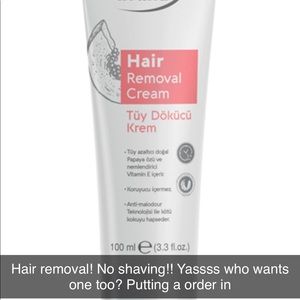 Hair removal cream
